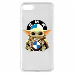 Чехол для iPhone 8 Baby yoda bmw - PrintSalon
