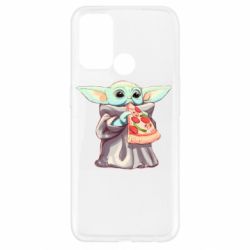 Чехол для Oppo A52/A72/A92 Baby Yoda eats pizza - PrintSalon