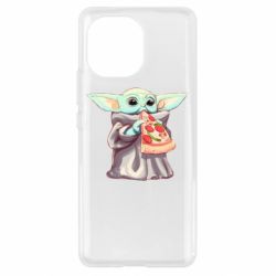 Чехол для Xiaomi Mi11 Baby Yoda eats pizza - PrintSalon