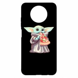 Чехол для Xiaomi Redmi Note 9 5G/Redmi Note 9T Baby Yoda eats pizza - PrintSalon