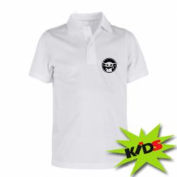 Детское поло Baby yoda monochrom - PrintSalon