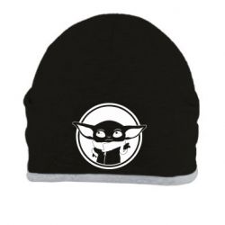 Шапка Baby yoda monochrom - PrintSalon