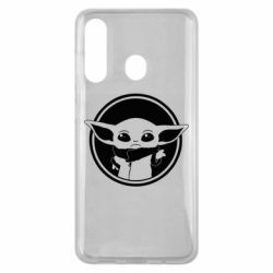 Чехол для Samsung M40 Baby yoda monochrom - PrintSalon