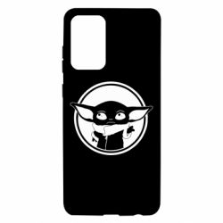 Чехол для Samsung A72 5G Baby yoda monochrom - PrintSalon