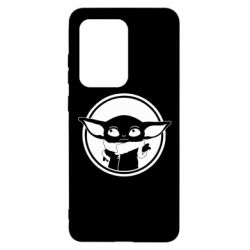 Чехол для Samsung S20 Ultra Baby yoda monochrom - PrintSalon