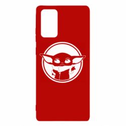 Чехол для Samsung Note 20 Baby yoda monochrom - PrintSalon
