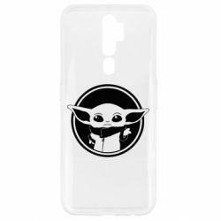 Чехол для Oppo A5/A9 2020 Baby yoda monochrom - PrintSalon
