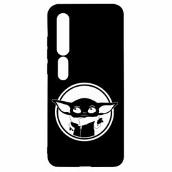 Чехол для Xiaomi Mi10/10 Pro Baby yoda monochrom - PrintSalon