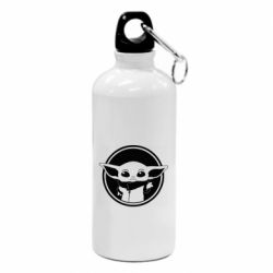 Фляга Baby yoda monochrom - PrintSalon