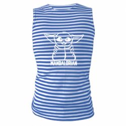 Майка-тельняшка Baby Yoda - PrintSalon