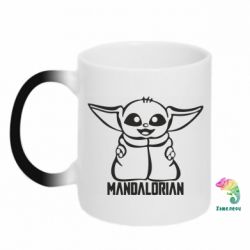 Чашка-хамелеон Baby Yoda - PrintSalon