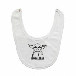 Слюнявчик  Baby Yoda - PrintSalon