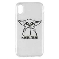 Чехол для iPhone X/Xs Baby Yoda - PrintSalon
