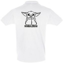 Мужское поло Baby Yoda - PrintSalon