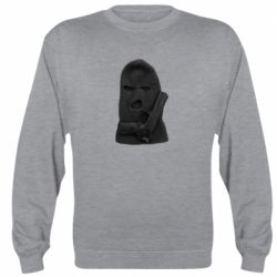 Реглан (свитшот) Балаклава с пистолетом - PrintSalon