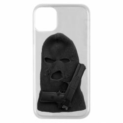Чехол для iPhone 11 Pro Балаклава с пистолетом - PrintSalon