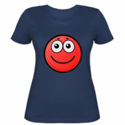 Жіноча футболка Ball with smile - PrintSalon