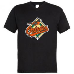 Мужская футболка  с V-образным вырезом Baltimore Orioles - PrintSalon