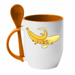 Чашка с ложкой Banana in a Banana - PrintSalon