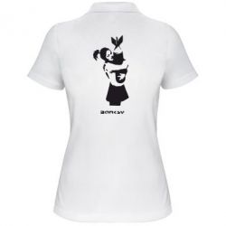 Жіноче поло Bancsy bomb love-PrintSalon Жіноче поло Bancsy bomb love