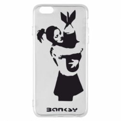 Чехол для iPhone 6 Plus/6S Plus Bancsy bomb love