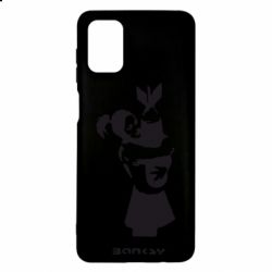 Чехол для Samsung M51 Bancsy bomb love