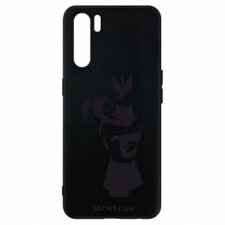 Чехол для Oppo A91/Reno3 Bancsy bomb love