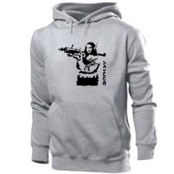 Чоловіче худі Bancsy Mona Lisa-PrintSalon Чоловіче худі Bancsy Mona Lisa