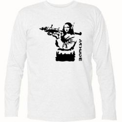 Футболка с длинным рукавом Bancsy Mona Lisa - PrintSalon