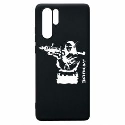 Чехол для Huawei P30 Pro Bancsy Mona Lisa - PrintSalon