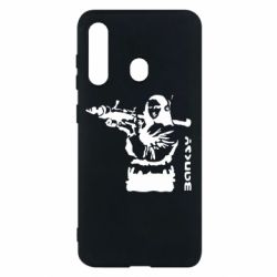 Чехол для Samsung M40 Bancsy Mona Lisa - PrintSalon