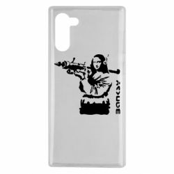 Чехол для Samsung Note 10 Bancsy Mona Lisa - PrintSalon