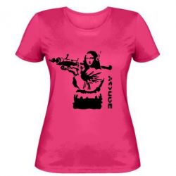 Женская футболка Bancsy Mona Lisa - PrintSalon