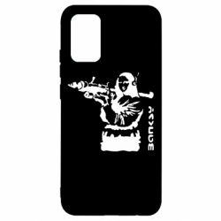 Чехол для Samsung A02s/M02s Bancsy Mona Lisa - PrintSalon