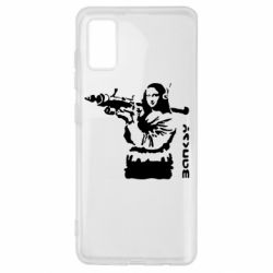 Чехол для Samsung A41 Bancsy Mona Lisa