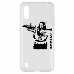 Чехол для Samsung A01/M01 Bancsy Mona Lisa - PrintSalon