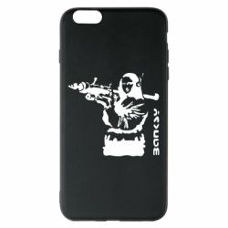 Чехол для iPhone 6 Plus/6S Plus Bancsy Mona Lisa