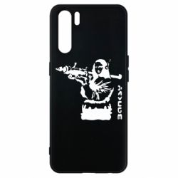 Чехол для Oppo A91/Reno3 Bancsy Mona Lisa