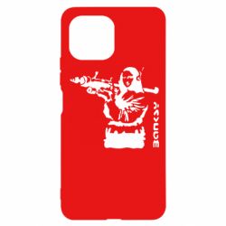 Чехол для Xiaomi Mi11 Lite Bancsy Mona Lisa - PrintSalon