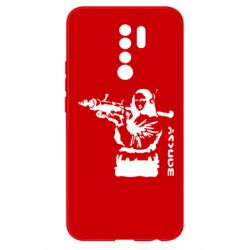 Чехол для Xiaomi Redmi 9 Bancsy Mona Lisa - PrintSalon