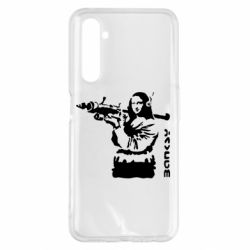 Чехол для Realme 6 Pro Bancsy Mona Lisa - PrintSalon