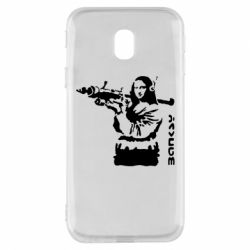 Чехол для Samsung J3 2017 Bancsy Mona Lisa - PrintSalon