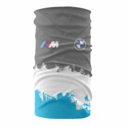 Бандана BMW logo and gray background - PrintSalon