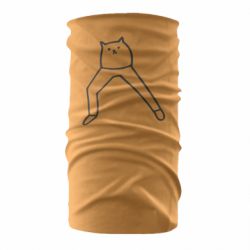 Бандана Cat in pants - PrintSalon