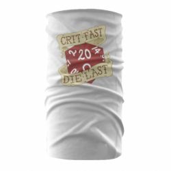 Бандана Crit fast - die last - PrintSalon
