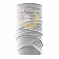 Бандана Cute rabbit on the moon - PrintSalon