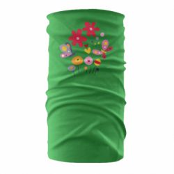 Бандана Flowers and Butterflies - PrintSalon