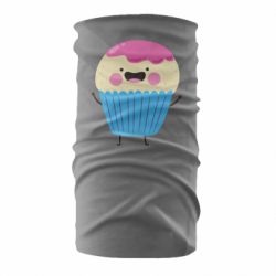 Бандана Funny cupcake with smile - PrintSalon