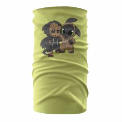 Бандана Groot And Toothless - PrintSalon