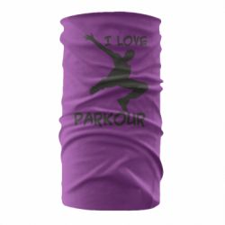 Бандана I love parkour - PrintSalon